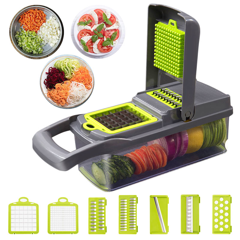 Multipurpose Vegetable Fruit Potato Mandolin Slicer Peeler Dicer Cutter  Chopper Grater Vegetable Cutter Kitchen Accessories Tool